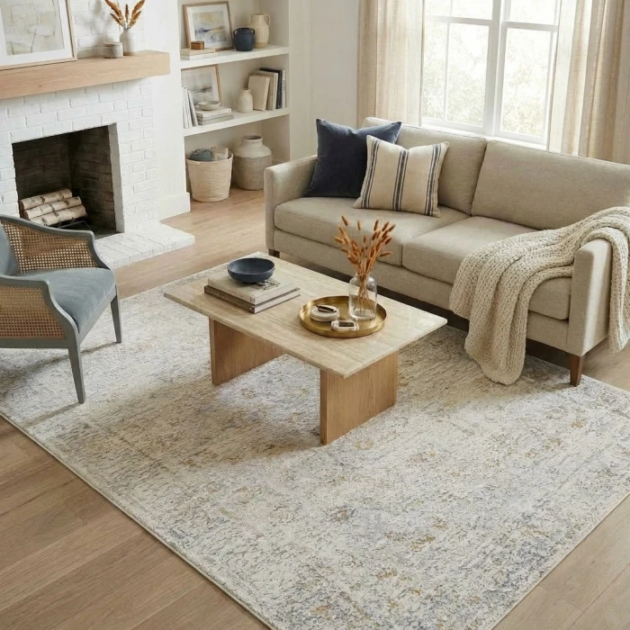 Rugs Town Ivory MONAC 2ft. x 3ft. Rectangle Rug
