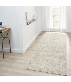 LR Home Monaco Ivory MONAC 2ft.7in. x 7ft.10in. Runner Rug