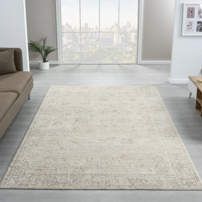 Rugs Town Ivory Petronella 4ft. x 6ft.6in. Rect. Rug