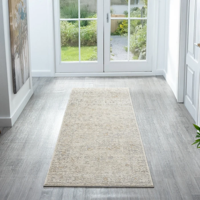 Rugs Town Ivory MONAC 2ft.7in. x 7ft.10in. Runner Rug