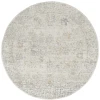LR Home Monaco Ivory MONAC 6ft. Round Rug