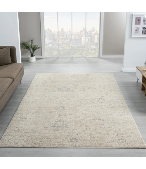 LR Home Monaco Beige MONAC 2ft.3in. x 3ft.6in. Rectangle Rug