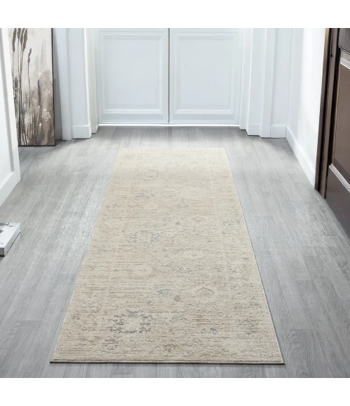 LR Home Monaco Beige MONAC 2ft.7in. x 7ft.10in. Runner Rug