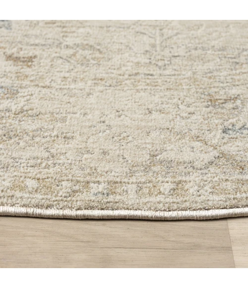 LR Home Monaco Beige MONAC 6ft. Round Rug