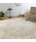 LR Home Monaco Beige MONAC 6ft. Round Rug