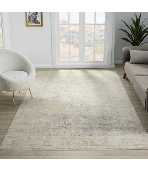 LR Home Monaco Beige MONAC 10ft. x 14ft. Rectangle Rug
