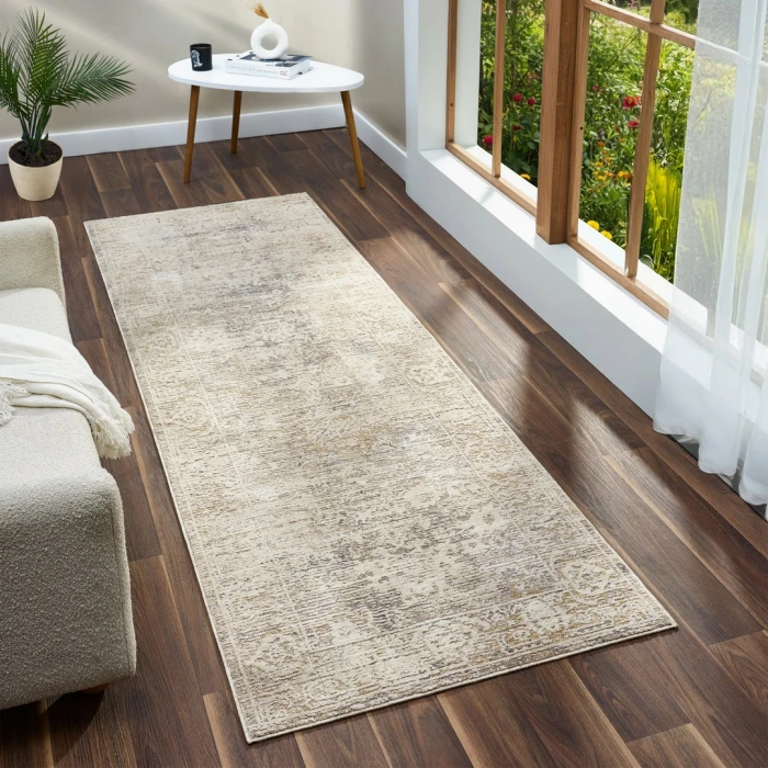 Rugs Town Beige Myrren 2ft.7in. x 7ft.10in. Rect. Rug