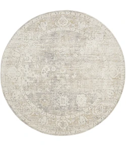 Rugs Town 82720 Beige/Stone Blue 6ft. Roundt. Rug