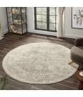 Rugs Town Monaco Beige Myrren 6ft. Roundt. Rug
