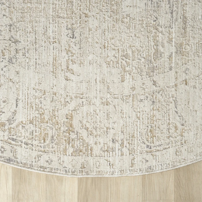 Rugs Town Beige Myrren 6ft. Roundt. Rug