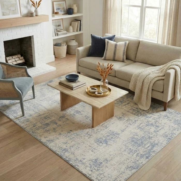Rugs Town Ivory Elisha 4ft. x 6ft.6in. Rect. Rug