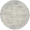 LR Home Monaco Ivory MONAC 6ft. Round Rug