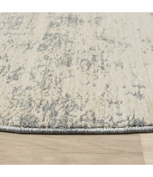 LR Home Monaco Ivory MONAC 6ft. Round Rug