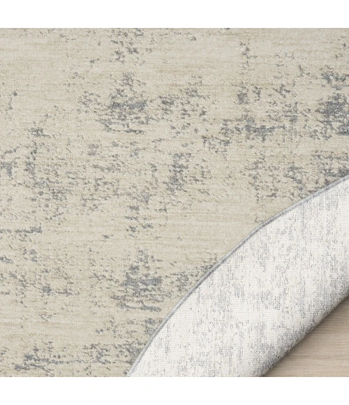 LR Home Monaco Ivory MONAC 6ft. Round Rug