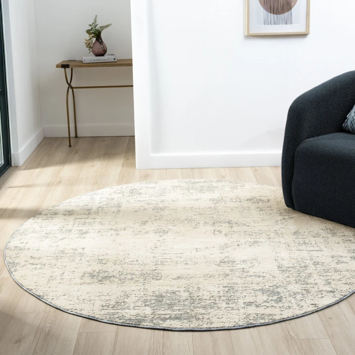 Rugs Town Ivory MONAC 6ft. Round Rug