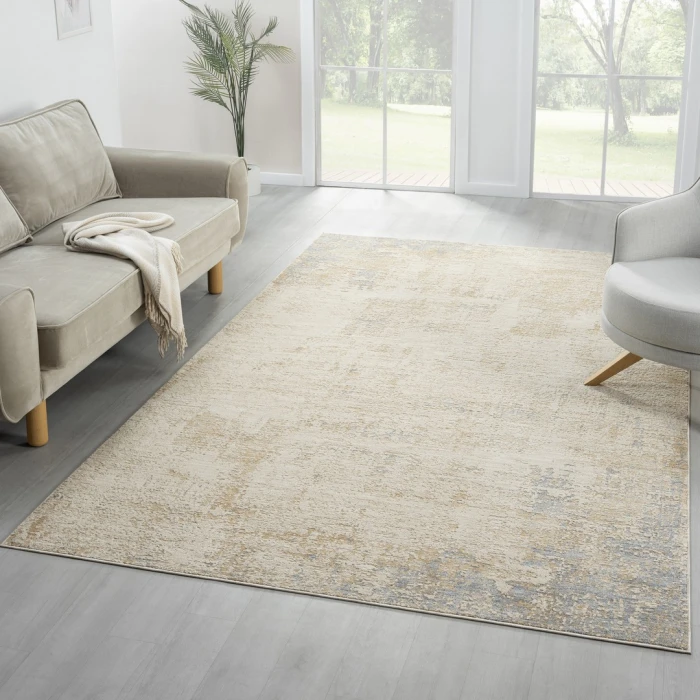 Rugs Town Beige Elisha 4ft. x 6ft.6in. Rect. Rug