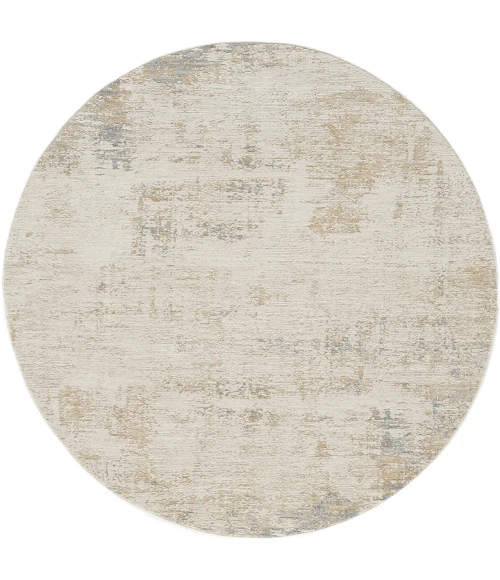 LR Home Monaco Beige MONAC 6ft. Round Rug
