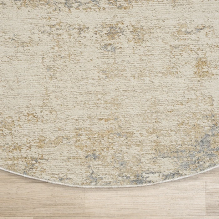 LR Home Monaco Beige MONAC 6ft. Round Rug