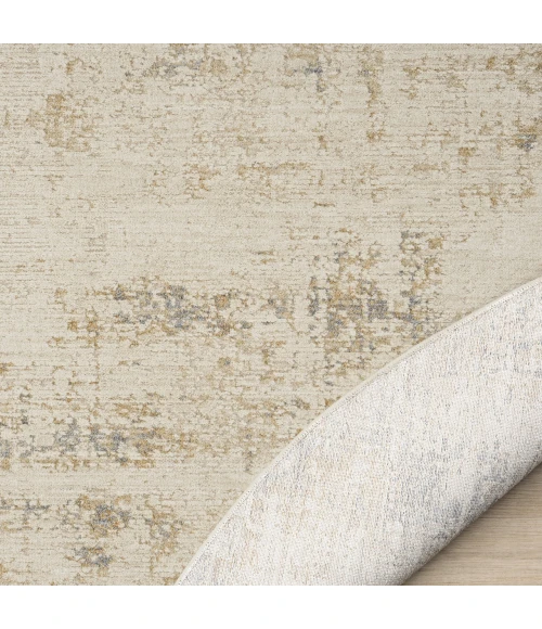 LR Home Monaco Beige MONAC 6ft. Round Rug