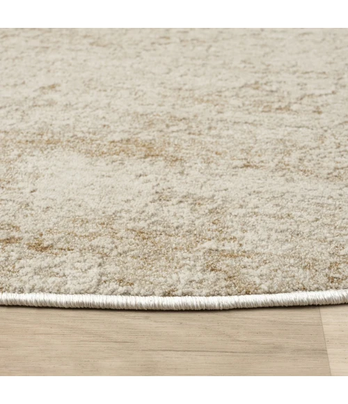 LR Home Monaco Ivory MONAC 6ft. Round Rug