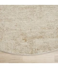 LR Home Monaco Ivory MONAC 6ft. Round Rug
