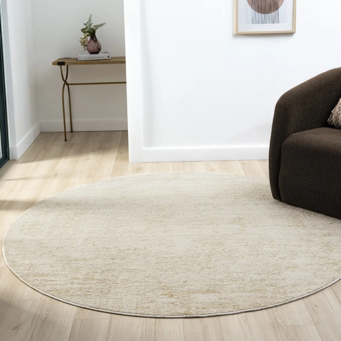Rugs Town Ivory MONAC 6ft. Round Rug