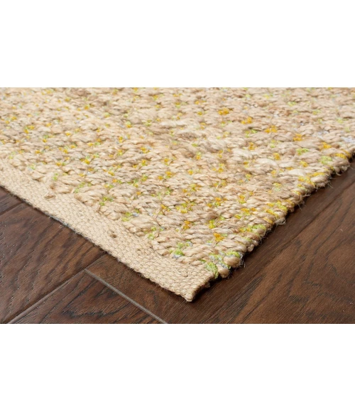LR Home Natural Fiber Tan NATUR 5ft. x 7ft.9in. Rectangle Rug