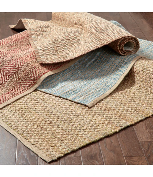 LR Home Natural Fiber Tan NATUR 5ft. x 7ft.9in. Rectangle Rug