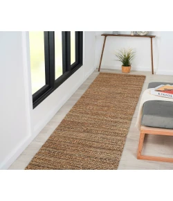 Nathalia NAT-AJ Natural jute 2 ft. 6 in. x 7 ft. 9 in. Runner Rug