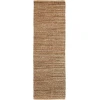 LR Home Natural Fiber Natural jute 03302 2 ft. 6 in. X 7 ft. 9 in. Rect. Rug