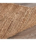 LR Home Natural Fiber Natural jute 03302 2 ft. 6 in. X 7 ft. 9 in. Rect. Rug