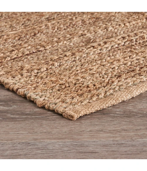 LR Home Natural Fiber Natural jute 03302 2 ft. 6 in. X 7 ft. 9 in. Rect. Rug