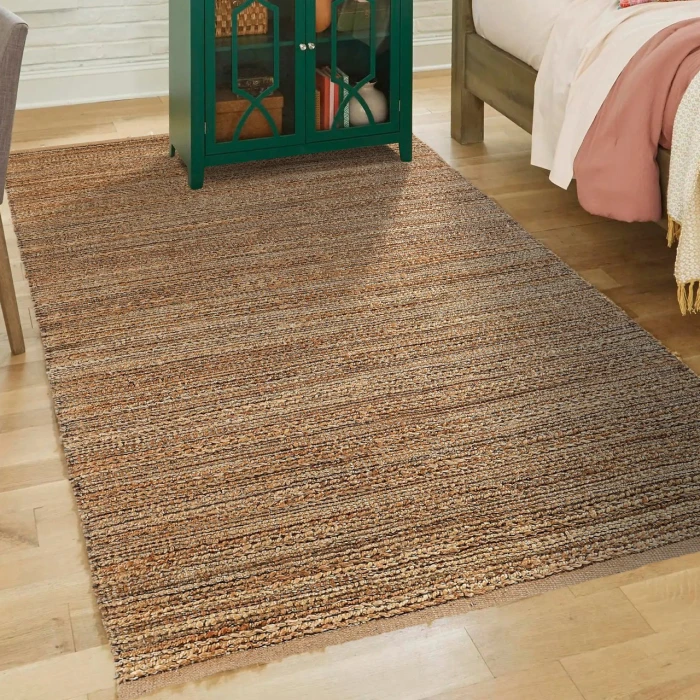 Rugs Town Fiber Brown NATUR 4ft. x 6ft. Rectangle Rug