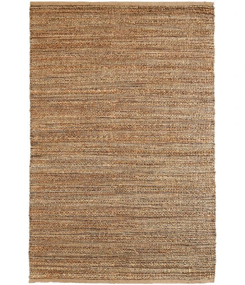 LR Home Natural Fiber Natural Jute 03302 10 ft. X 14 ft. Square Rug