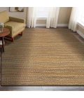 LR Home Natural Fiber Tan/Red-Brown/Blue/Yellow/Green 03302 10 ft. X 14 ft. Rect. Rug