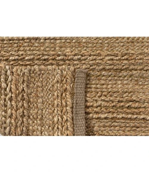 LR Home Natural Fiber Brown NATUR 2ft. x 3ft. Rectangle Rug