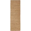 LR Home Natural Fiber Tan/Gold/Brown 03302 2 ft. 6 in. X 7 ft. 9 in. Rect. Rug