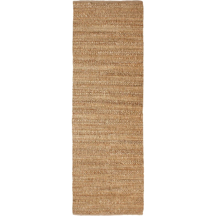 LR Home Natural Fiber Tan/Gold/Brown 03302 2 ft. 6 in. X 7 ft. 9 in. Rect. Rug