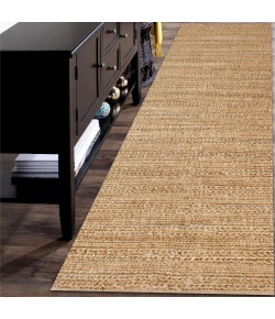 LR Home Natural Fiber Tan/Gold/Brown 03302 2 ft. 6 in. X 7 ft. 9 in. Rect. Rug