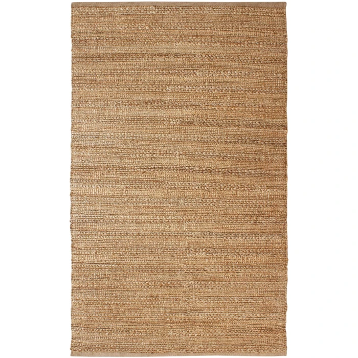 LR Home Natural Fiber Tan/Gold/Brown 03302 7 ft. 9 in. X 9 ft. 9 in. Rect. Rug