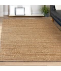 LR Home Natural Fiber Tan/Gold/Brown 03302 10 ft. X 14 ft. Rect. Rug
