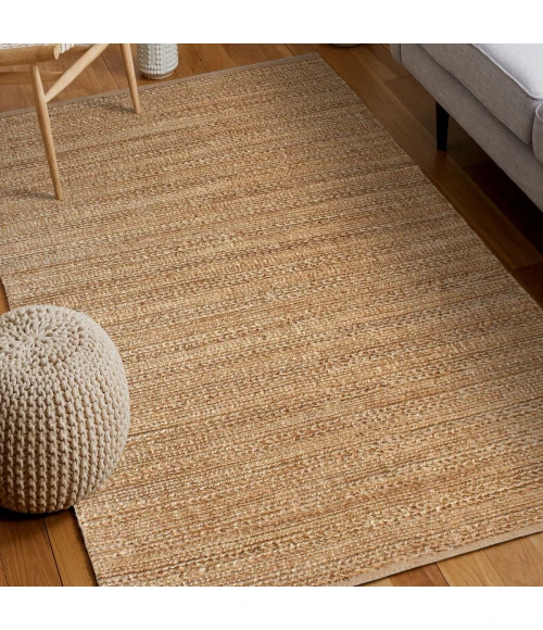 LR Home Natural Fiber Tan/Gold/Brown 03302 10 ft. X 14 ft. Rect. Rug