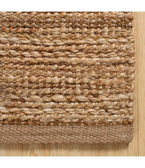 LR Home Natural Fiber Tan/Gold/Brown 03302 10 ft. X 14 ft. Rect. Rug