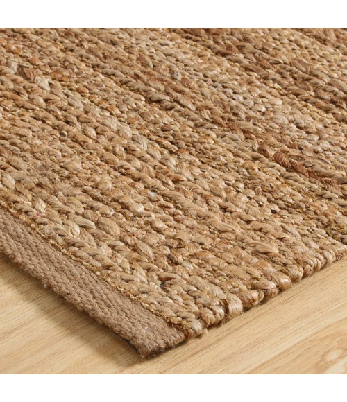 LR Home Natural Fiber Tan/Gold/Brown 03302 10 ft. X 14 ft. Rect. Rug