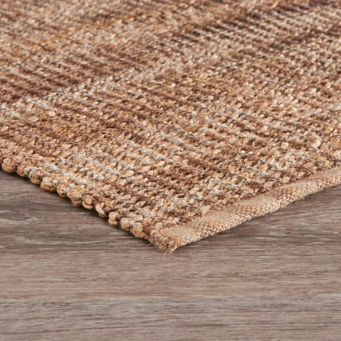 Rugs Town Fiber Natural Jute/Rust 3305 9 ft. X 12 ft. Rect. Rug