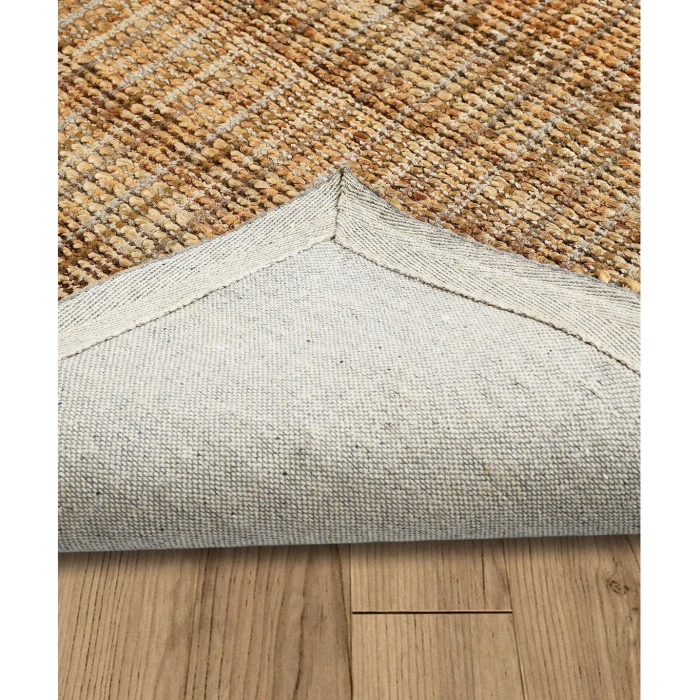 Rugs Town Fiber Natural Jute/Rust 3305 9 ft. X 12 ft. Rect. Rug
