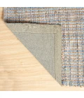 LR Home Natural Fiber Tan/Light Blue/Medium Blue 03305 5 ft. X 7 ft. 9 in. Rect. Rug