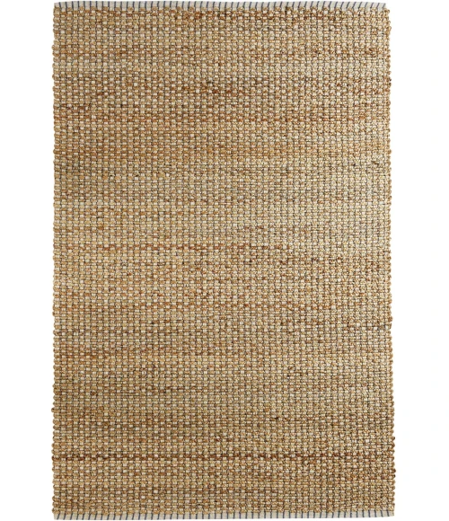 LR Home Natural Fiber Natural/Indigo 03311 5 ft. X 7 ft. 9 in. Rect. Rug