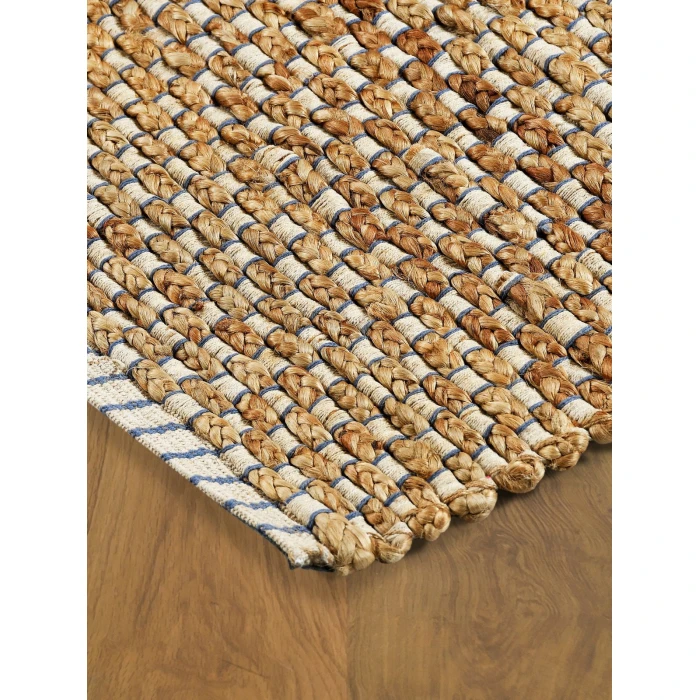 Rugs Town Fiber Natural/Indigo 3311 5 ft. X 7 ft. 9 in. Rect. Rug
