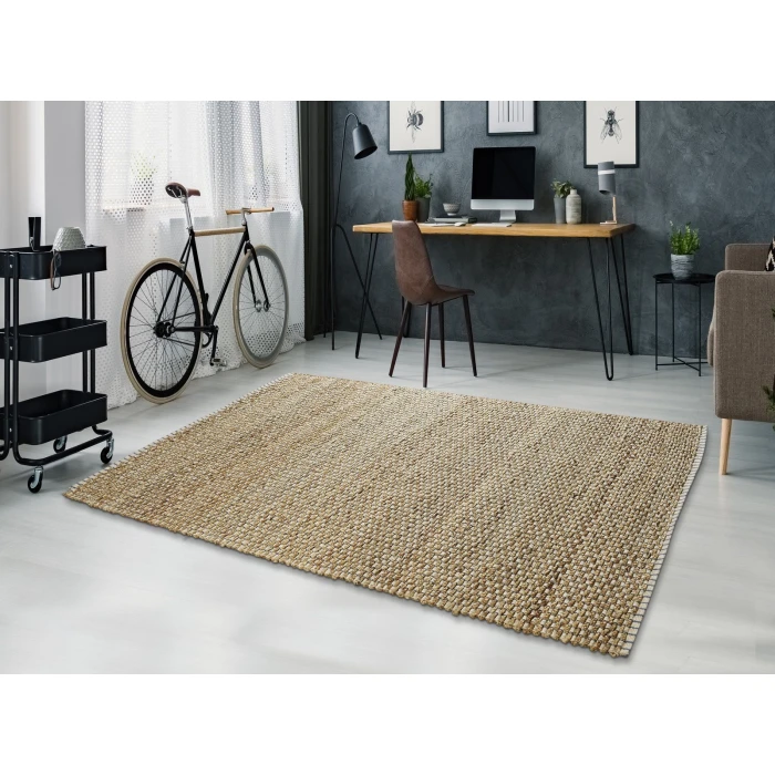 Rugs Town Fiber Natural/Indigo 3311 5 ft. X 7 ft. 9 in. Rect. Rug
